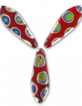 Lándzsa 5x16mm - Red Coral Peacockeye -20db