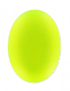 Lunasoft Cabochon 25x18 mm - Fluoreszkáló sárga
