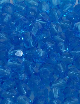 Cseh csiszolt 4 mm- Dark Capri Blue
