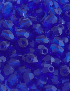 Cseh csiszolt 4mm-Opaque Blue -40 db