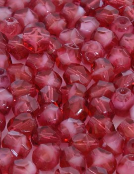Cseh csiszolt 4 mm-Pearl Fuchsia