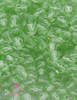 Cseh csiszolt 4mm-Peridot-40 db