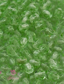 Cseh csiszolt 4mm- Light Green-40 db