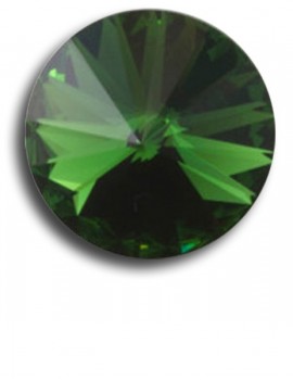 Swarovski rivoli 8 mm-Dark Moss Green-1 db