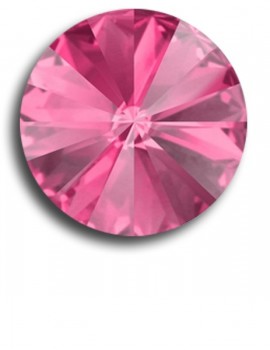 Swarovski rivoli 8 mm-Rose-1 db