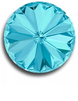 Swarovski rivoli 8 mm-Aquamarine-1 db