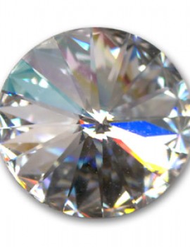 Swarovski rivoli 8 mm- Crystal - 1 db