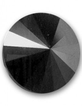 Swarovski rivoli 8 mm-Jet Hematite-1 db