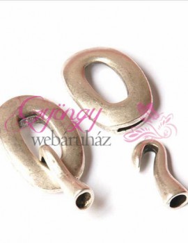 Ovális bőrvégzáró kapocs-10x16 mm- 1 db
