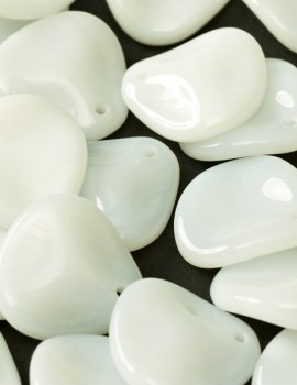 Szirom 14x13 mm-Alabaster-5 db