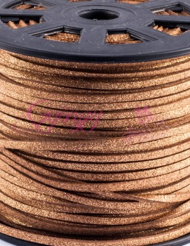 Hasított bőrszál-3 mm-Arany