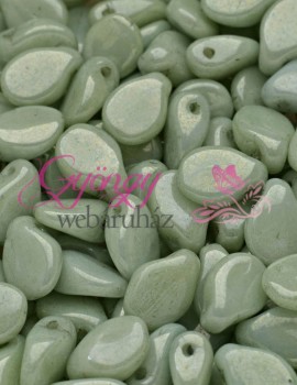 Pip 5x7 mm-Chalk White Mint Luster-20