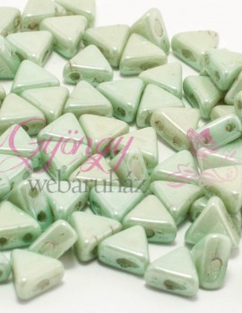 Kheops par Puca 6 mm-Op.Light Green Ceramic Look-10 gr