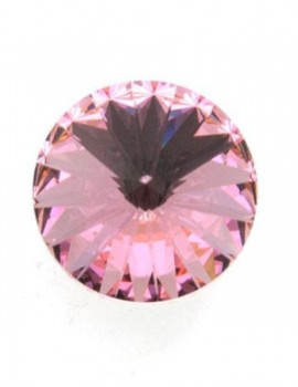 Swarovski rivoli 14 mm-Light Rose-1 db