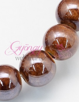 8 mm porcelán-barna-5 db