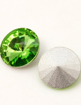 18 mm rivoli-Peridot-1 db