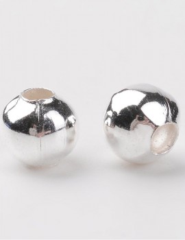 5 mm golyó köztes-Ezüst-5 db