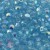 Cseh csiszolt 4mm-Aquamarine AB-40 db160