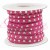5 mm Szegecses bőrszál-Fuchsia-10 cm