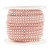 10 mm Szegecses bőrszál-Antik pink-10 cm