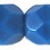 cseh csiszolt 4 mm-opaque blue-40 db