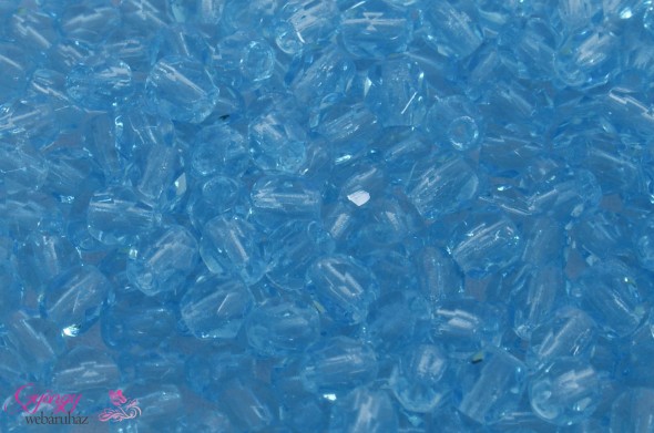 cseh csiszolt 4mm - aquamarine - 40 db