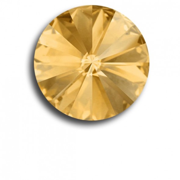 Swarovski rivoli 8 mm-Light Colorado Topas-1 db