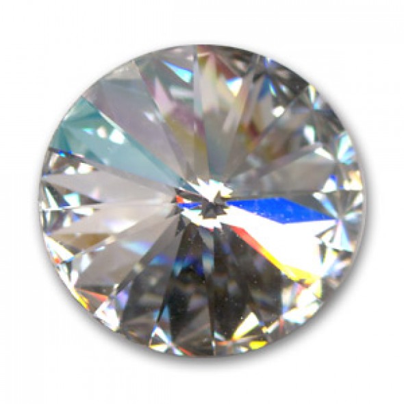 Swarovski rivoli 8 mm- Crystal - 1 db