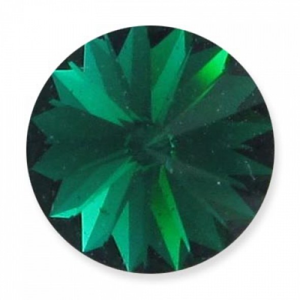 Swarovski rivoli 8 mm-Emerald-1 db