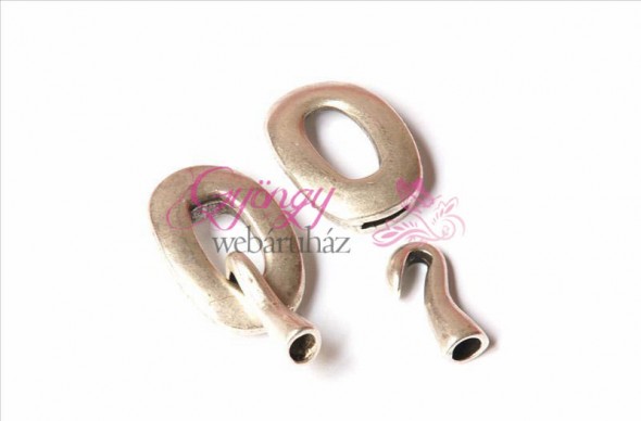 Ovális bőrvégzáró kapocs-10x16 mm- 1 db