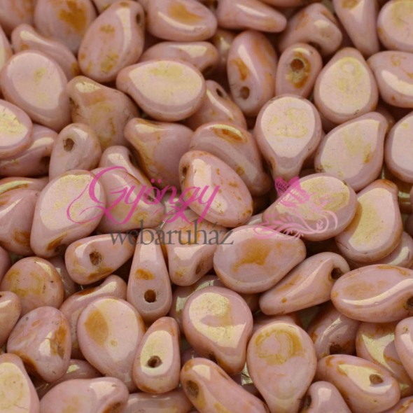 Pip 5x7 mm-Alabaster Roman Rose-20 db