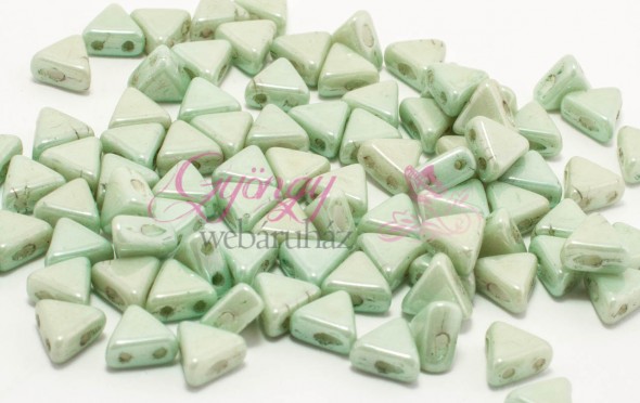 Kheops par Puca 6 mm-Op.Light Green Ceramic Look-10 gr