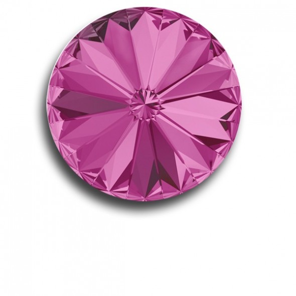 Swarovski rivoli 14 mm-Fuchsia-1 db