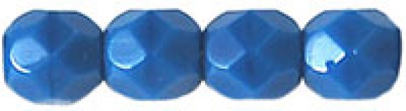 cseh csiszolt 4 mm-opaque blue-40 db