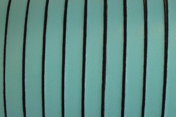 5x1,5 mm bőr-Türkizzöld-1 cm