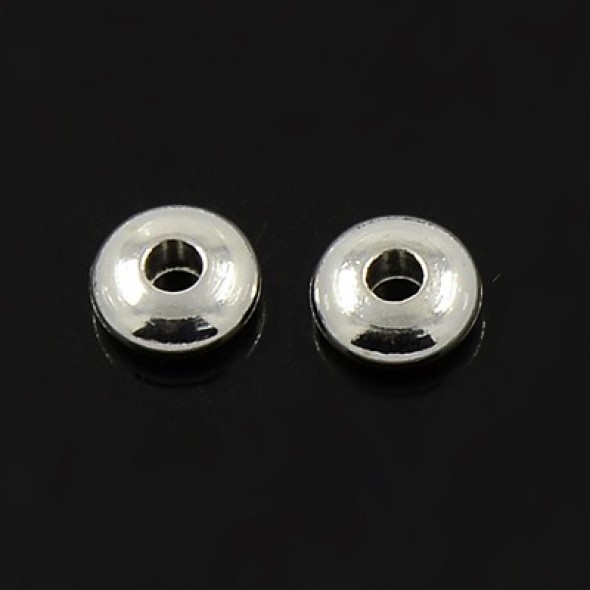 Rondella 6 mm-Ezüst-5 db