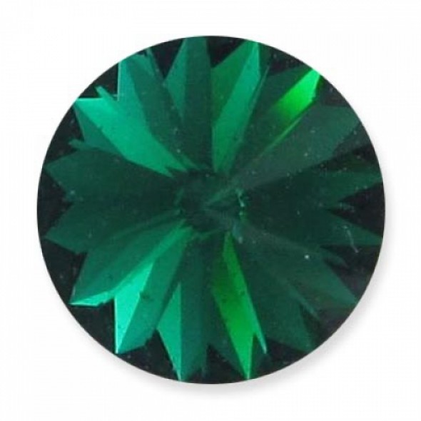 Swarovski rivoli 8 mm-Emerald-1 db