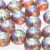 Dome gyöngy-Crystal Brown Rainbow-1 db