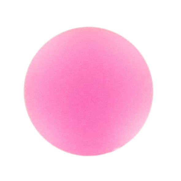 Lunasoft cabochon 4 mm-Fluoreszkáló rózsaszín