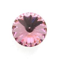 Swarovski rivoli 14 mm-Light Rose-1 db